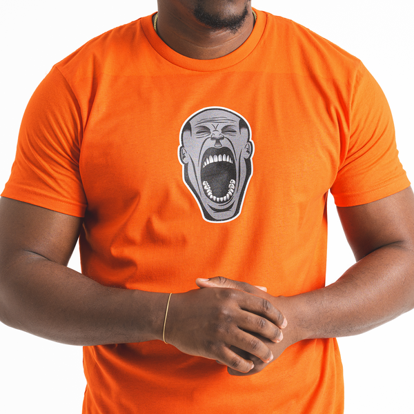Unruly Records Solo Logo T-Shirt - Orange